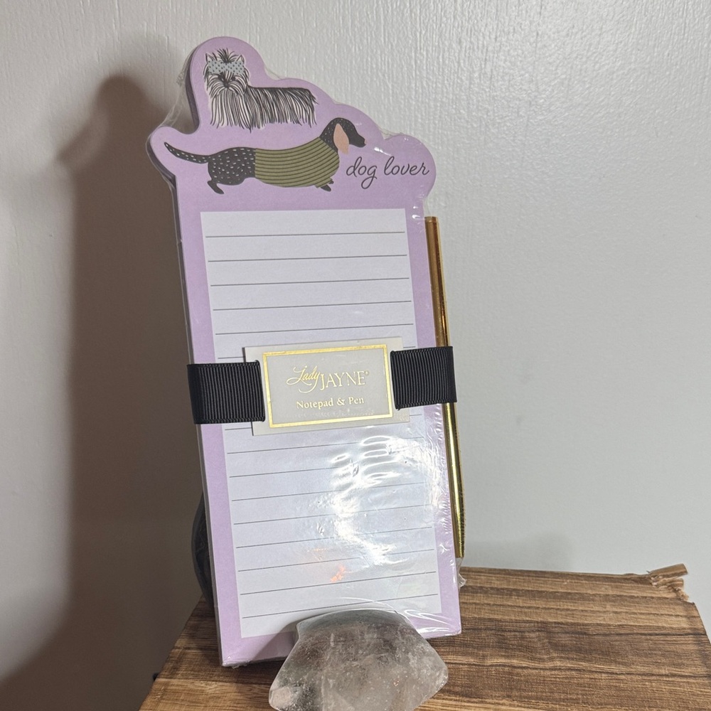 Lady Jayne Dog Lover Notepad with Pen